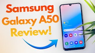 Samsung Galaxy A50 How to insert the SIM card Single SIM version [upl. by Johnath993]