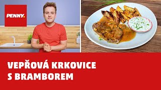 RECEPT  Vepřová krkovice s bramborem [upl. by Jaf]