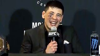 Brandon Moreno PostFight Press Conference  UFC 277 [upl. by Aramo130]