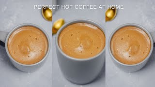 How To Make Hot Coffee Perfect Frothy Coffee At Home [upl. by Amhser]