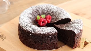 濃厚ガトーショコラの作り方 Flourless Gateau Chocolat｜HidaMari Cooking [upl. by Samtsirhc244]