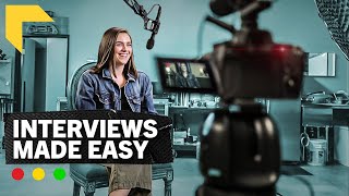 How to Shoot Cinematic Interviews  10 Easy Steps [upl. by Salvadore391]