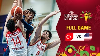 Turkey v USA  Full Game  FIBA U19 Basketball World Cup 2021 [upl. by Candi]