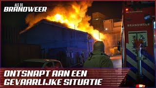 MEGA GROTE industriële brand  Als de Brandweer [upl. by Nauq661]