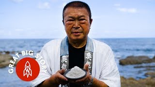 The Japanese Technique for Harvesting Sea Salt by Hand [upl. by Emili949]