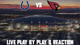 Colts vs Cardinals Live Play by Play amp Reaction [upl. by Cecily]