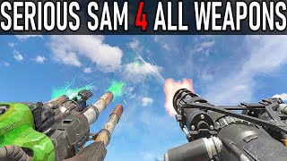 Serious Sam 4  All Weapons Showcase [upl. by Arola]