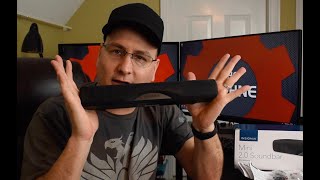 Insignia Mini Soundbar Review Great Soundbar for PCs [upl. by Crispas667]