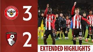 Brentford 32 AFC Bournemouth  Extended Premier League Highlights [upl. by Yttam341]