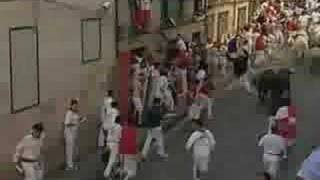 Pamplona bull run [upl. by Danzig]