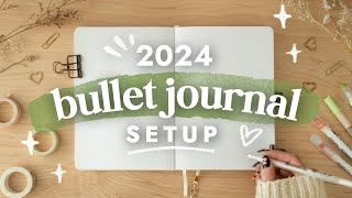 My 2024 Bullet Journal Setup [upl. by Bridwell]