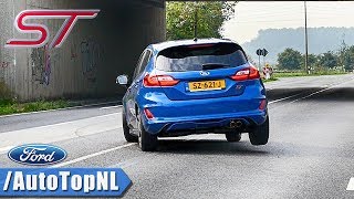 FORD FIESTA ST 2019  EXHAUST Sound REVS amp ONBOARD on AUTOBAHN by AutoTopNL [upl. by Wack]