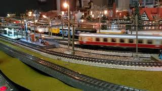 Marklin HO Mtrack vintage analog train layout [upl. by Arekat]