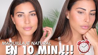 MAQUILLAJE NATURAL en 10 MINUTOS  Eva Davis [upl. by Nattirb]