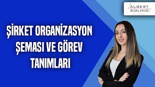 Şirket Organizasyon Şeması ve Görev Tanımları [upl. by Schuler612]