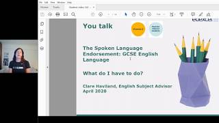 GCSE English Language students how to do the Spoken Language Endorsement [upl. by Dulcea]