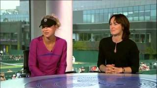 Martina Hingis amp Anna Kournikova 2010 SW19 BBC Interview [upl. by Dnalyag]