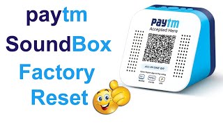 Paytm soundbox Factory Reset [upl. by Attebasile]