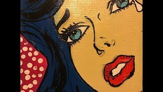 HOW TO DRAW AND PAINT POP ART [upl. by Golter]