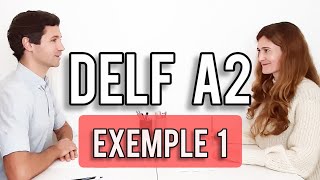 PRODUCTION ORALE DELF A2  Exemple et explications [upl. by Naibaf]