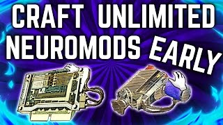 Prey  How to get Neuromod Fabrication Plan Early  Get Unlimited Neuromods [upl. by Akim]