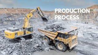 Natural slate production process [upl. by Dewie]