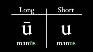 The Latin Alphabet  Vowel Pronunciation [upl. by Lipman]