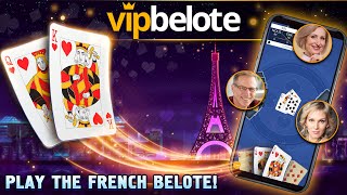 Belote Coinche and Tarot Online  VIP Belote [upl. by Ellatnahc]