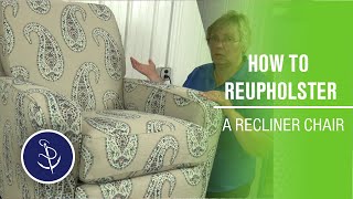 How to Reupholster a Recliner Chair [upl. by Kela332]