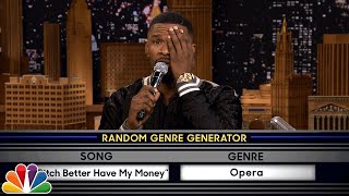 Musical Genre Challenge with Jamie Foxx [upl. by Cullin]