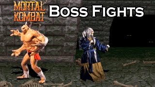 Mortal Kombat 1  Boss Fights Goro amp Shang Tsung [upl. by Haiel680]