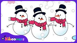 Five Little Snowman  The Kiboomers Preschool Songs amp Nursery Rhymes for Winter [upl. by Eilama]