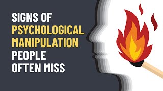 14 Signs of Psychological Manipulation Most People Miss [upl. by Cailly]