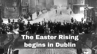 24th April 1916 The Easter Rising begins in Dublin [upl. by Ramedlaw]