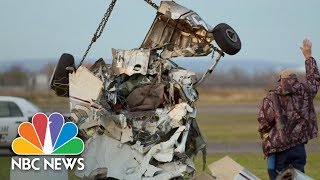 Skydivers Escape As Two Planes Collide  Archives  NBC News [upl. by Ydner]