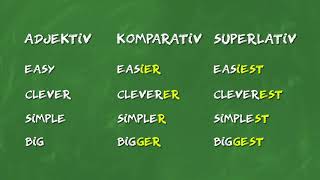 Englisch lernen  Wann und wie man Adjektive steigert [upl. by Kinata]