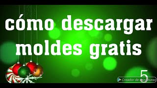 COMO DESCARGAR MOLDES GRATIS2020 [upl. by Ettellocin865]