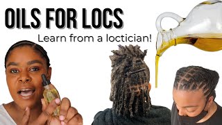 The Best Oils For Your Locs From A Loctician  Essential Oils vs Carrier Oils  How to Use Them [upl. by Atilol]