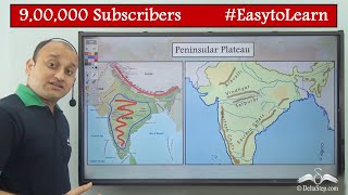 Peninsular Plateau  Physical Division of India  Class 4  CBSE  NCERT  ICSE [upl. by Iddo]