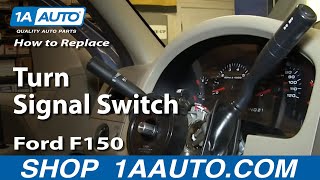 How To Replace Turn Signal Switch 0408 Ford F150 [upl. by Ezequiel]