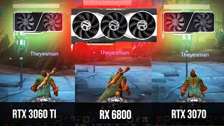 RX 6800 Review VS 3070 and 3060 Ti [upl. by Kaiulani]