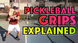 Advanced Pickleball Grips Explained Continental vs Eastern [upl. by Airtemak]