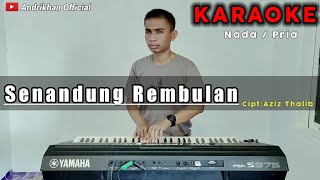 SENANDUNG REMBULAN KARAOKELIRIK  DANGDUT TERBAIK  MUSIK BY ANDRIKHAN [upl. by Gershom]