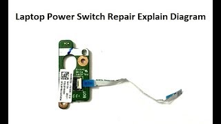 Laptop power switch repair [upl. by Waligore]