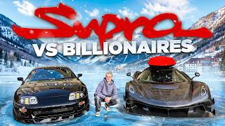 1000HP Supra terrorizing Billionaires Hypercarmeet in Switzerland [upl. by Airla]