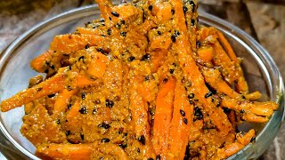 Instant Gajar Achar Recipe In 1 Minute By Feast With Ease Shorts [upl. by Monk689]