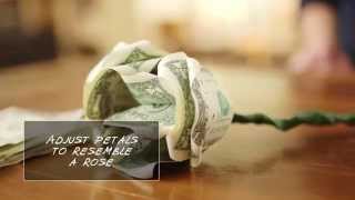 How to Make Flowers out of Dollar Bills [upl. by Ilrak]