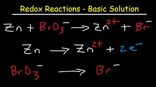 How To Balance Redox Equations In Basic Solution [upl. by Peters]