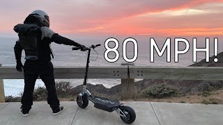 RION RE90 Electric Scooter Review  The Worlds Fastest Hyperscooter [upl. by Kinsler635]