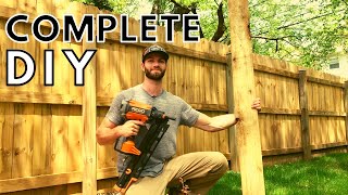 DIY Fence On a Budget [upl. by Eninahpets]